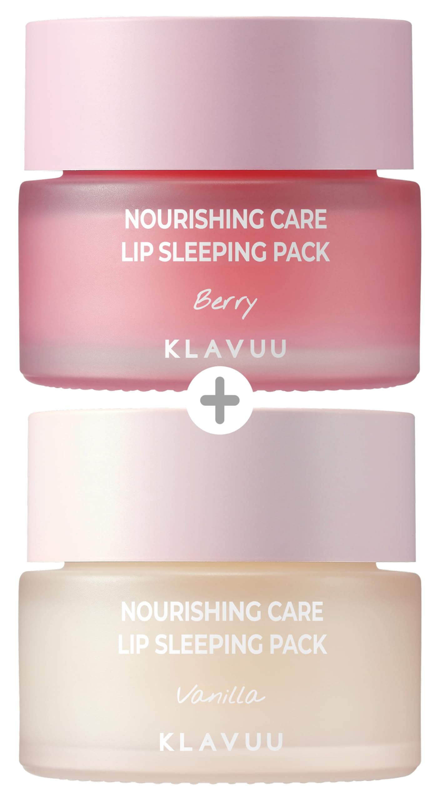 Klavuu Lip Mask Sleeping Pack (0.7oz) – Overnight Deep Hydrating Korean Lip Balm Treatment for Very Dry, Chapped Lips | Lip Lightening & Plumping with Instant Hydration | Gentle Exfoliating (Berry)