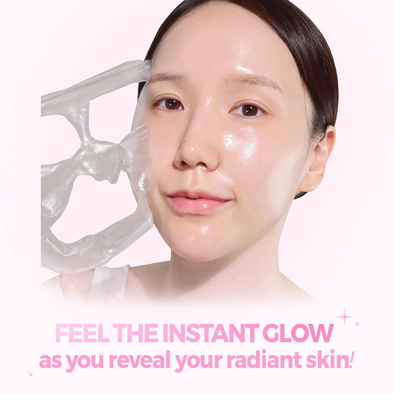 KLAVUU Actress Backstage Glow Peel Off Face Mask (2.4 fl.oz/70ml) - Radiance Boost, Deep Hydration for Women Peeling and Exfoliating for Silky Smooth, Even-Toned Glass Skin, Korean Skin Care for women