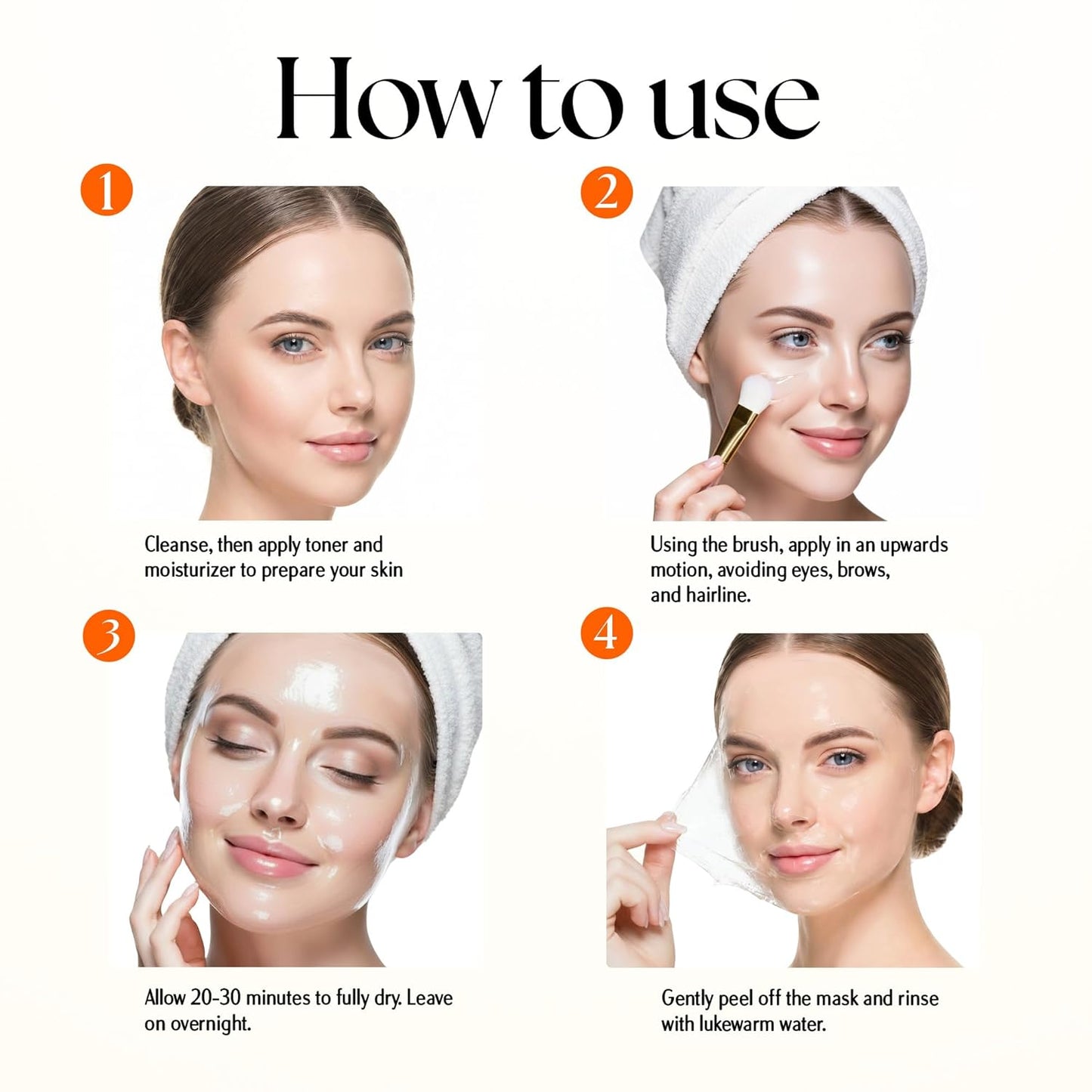 Clinical Resolution PDRN Collagen Night Wrapping Mask, All-In-One Nourish, Revitalize, Radiance for Youthful Glowing Skin Overnight Peel Off Face Mask Korean Skin Care Lab, 3.38 fl.oz 100ml