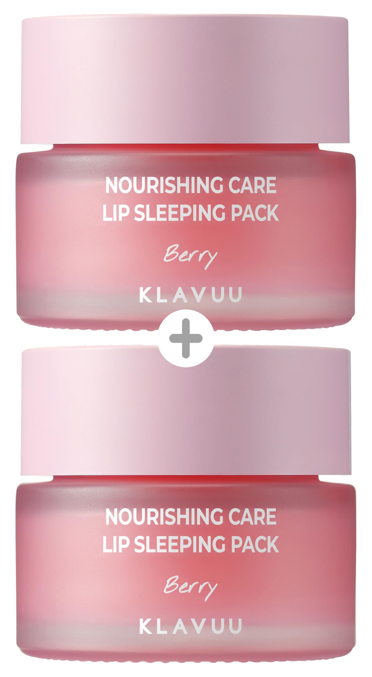 Klavuu Lip Mask Sleeping Pack (0.7oz) – Overnight Deep Hydrating Korean Lip Balm Treatment for Very Dry, Chapped Lips | Lip Lightening & Plumping with Instant Hydration | Gentle Exfoliating (Berry)